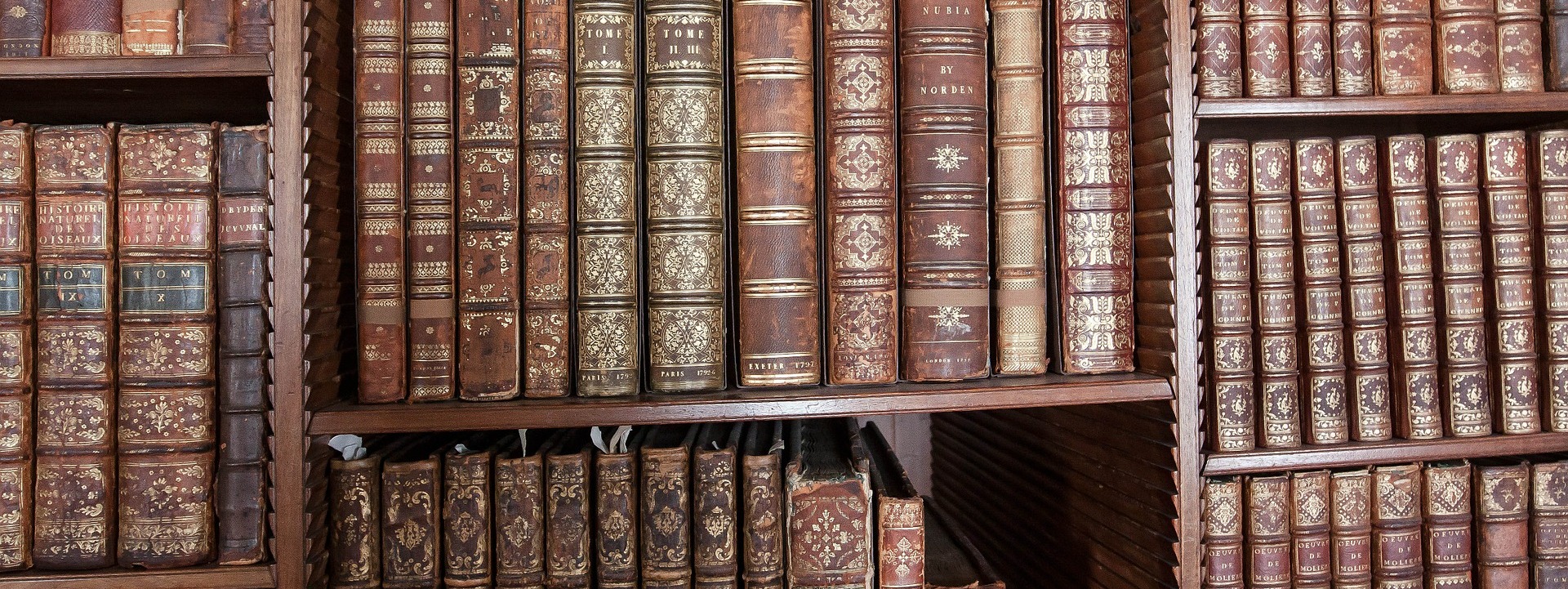 Old Books in Library