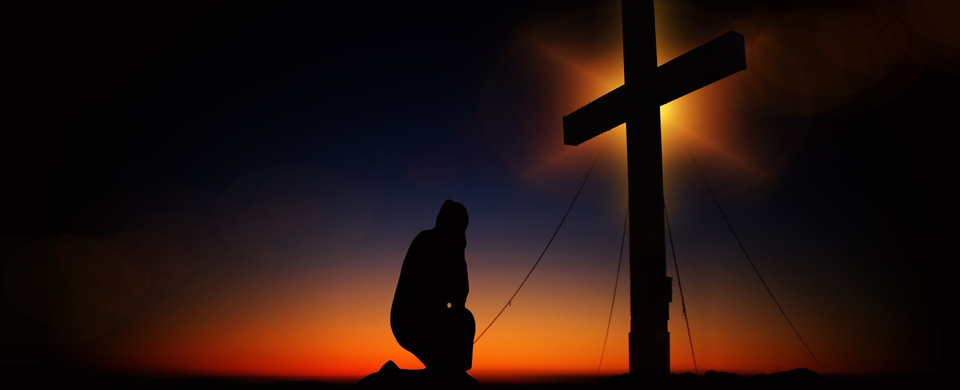 Kneeling at Cross
